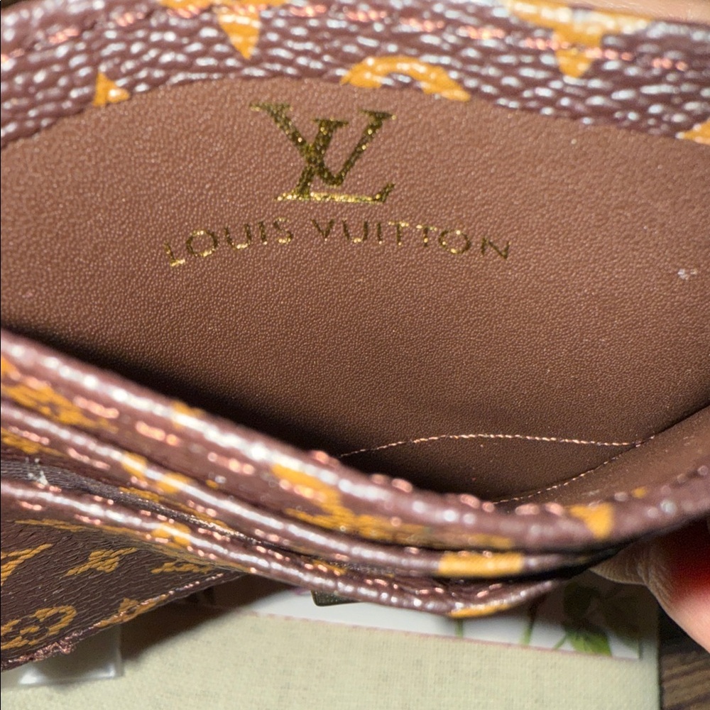Fashion designer Brown classic Monogram Card Holder/Money Holder - Picture 8 of 8